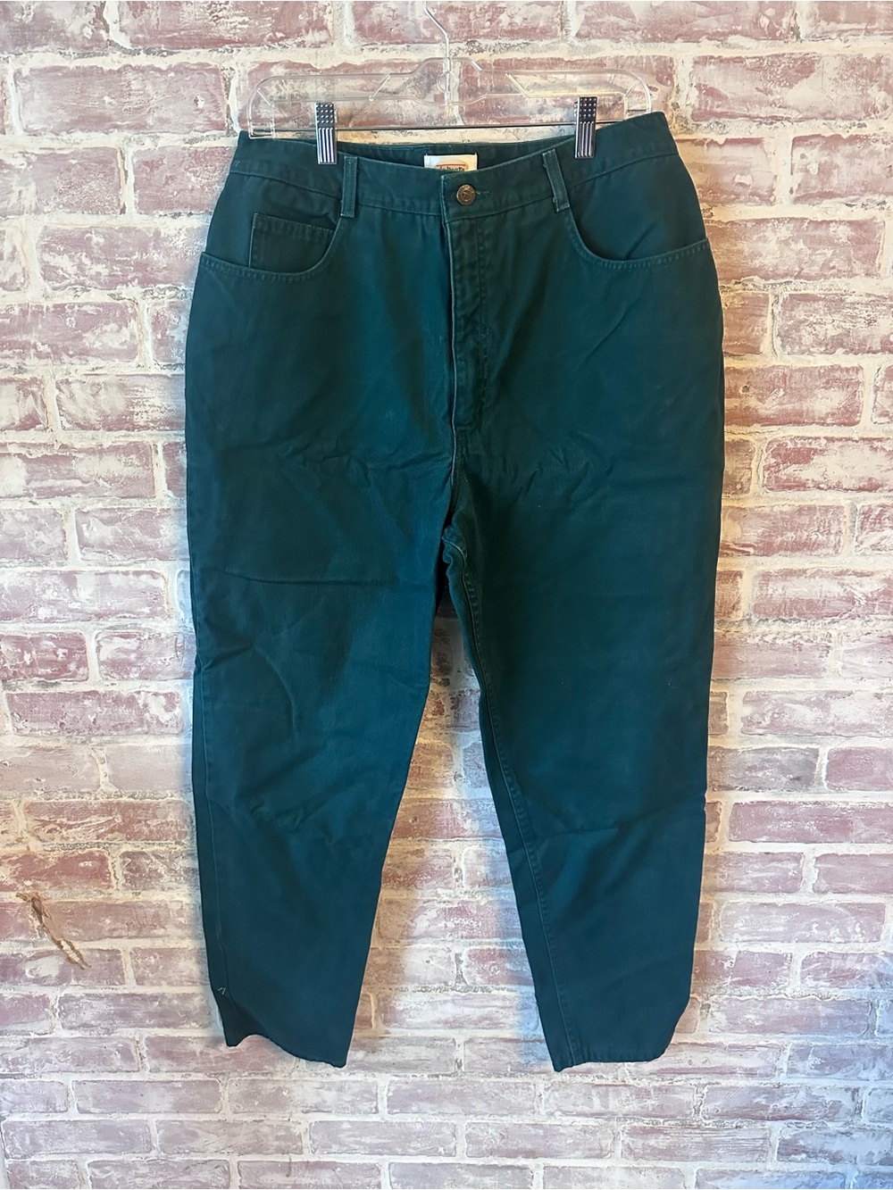 Talbots Teal Straight-Leg Chinos